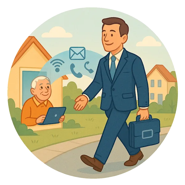 Aide77 informatique à domicile — l'humain au cœur de la technologie